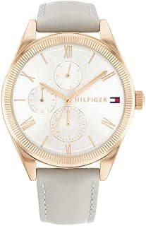 Tommy Hilfiger Women Silver White Dial Analog Watch