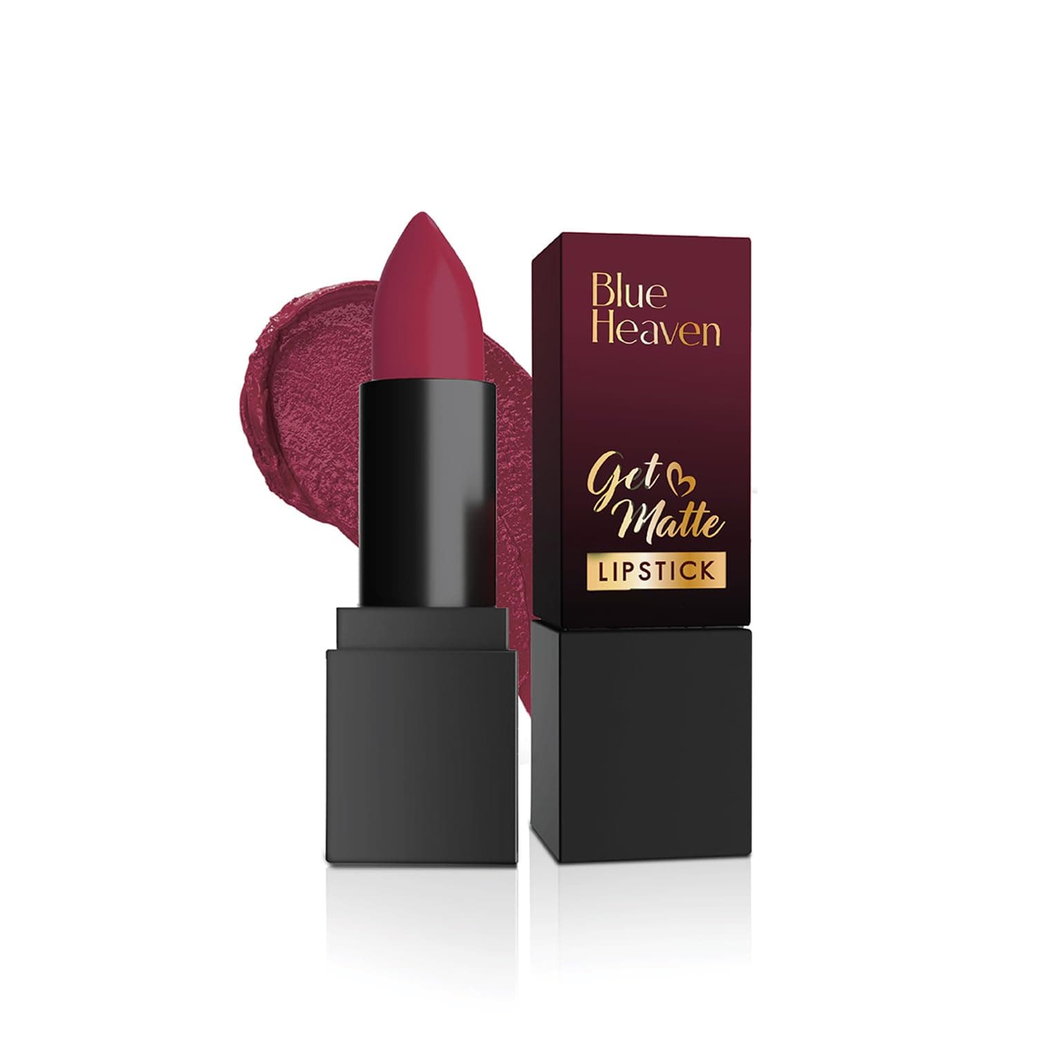 Blue Heaven Get Matte Lipstick | Soft Matte Finish and Lightweight Formula | Intense Pigment | Long-Lasting Lipsticks For Women | 203M | 4gm