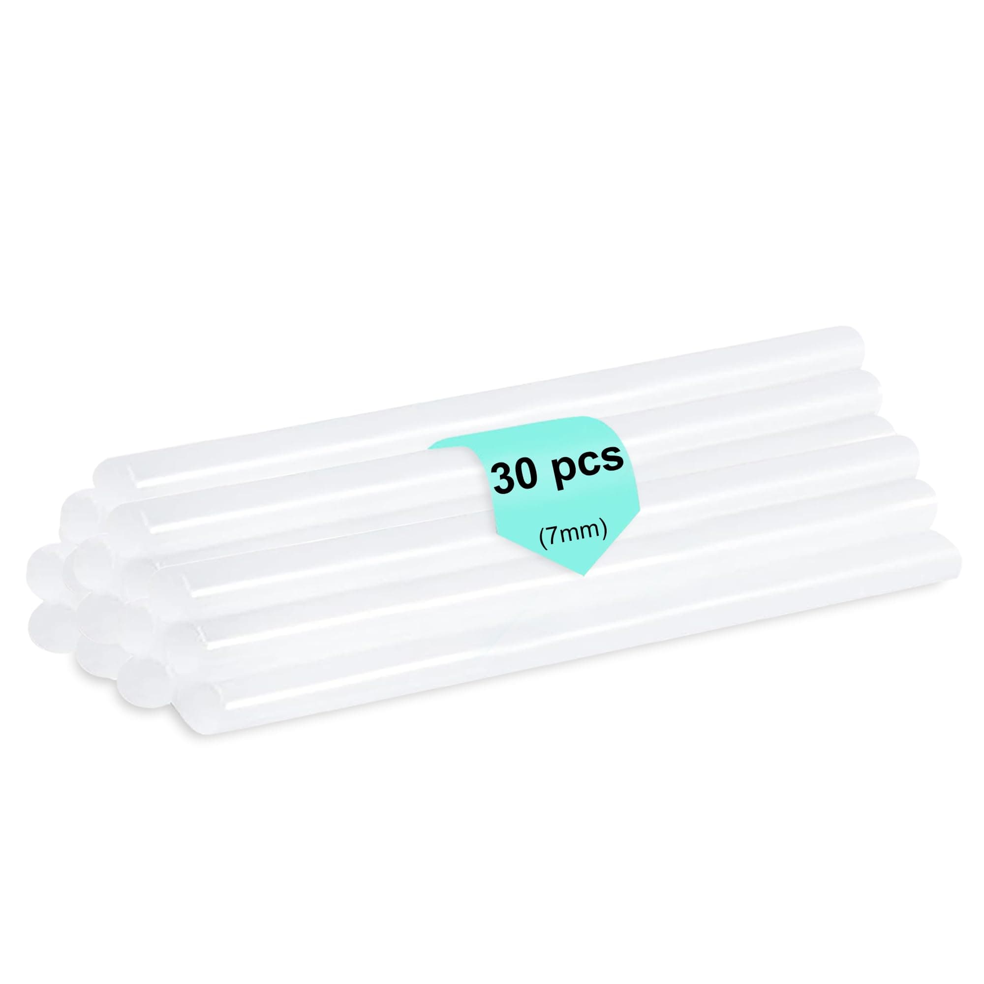 GLUN® Glue Sticks, 7mm Transparent Glue Gun Sticks, 30 Piece for DIY Craft Work, Gift Decoration Electronics Repairing & Home Use