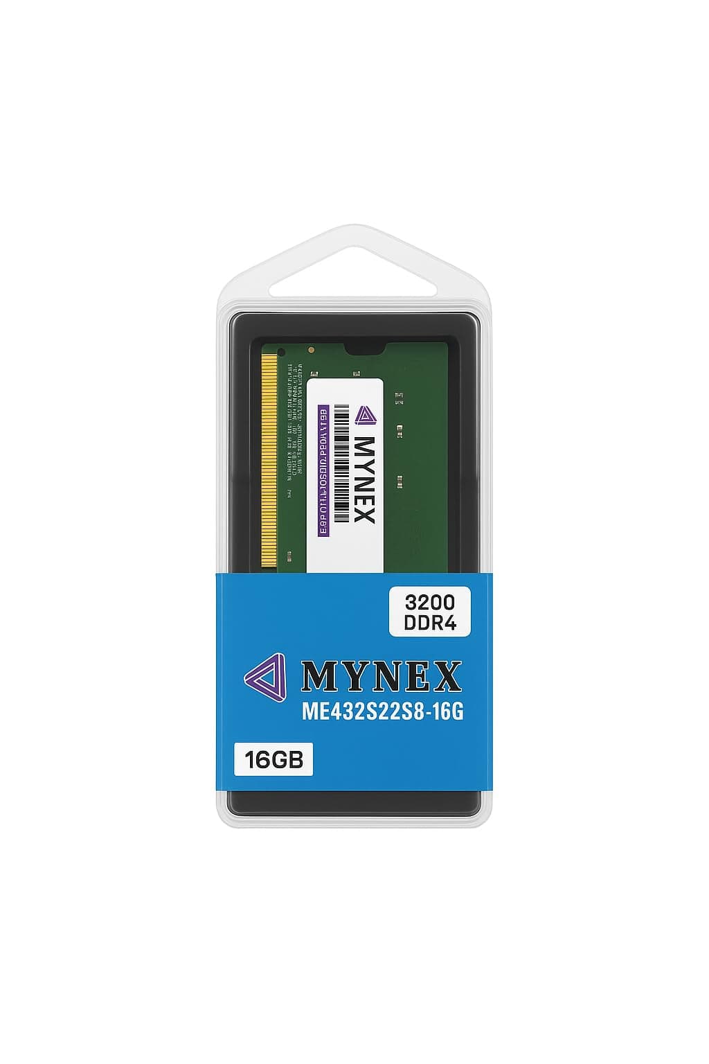 MYNEX 16GB DDR4 3200MHz Laptop RAM | High-Speed SODIMM Memory | Model: ME432S22S8-16G - CL22 | Low Power 1.2V | Non-ECC, Unbuffered | Compatible with Intel & AMD Laptops (16, GB)
