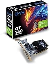EVM GeForce GT740 Graphics Card GPU | 4GB DDR3 | 128-Bit | PCIe 3.0 | HDMI VGA DVI | 993MHz Clock | Full HD | Heat Sink Fan Cooling | Desktop Compatible | High Performance | 3 Year Warranty(EVM-GT740)