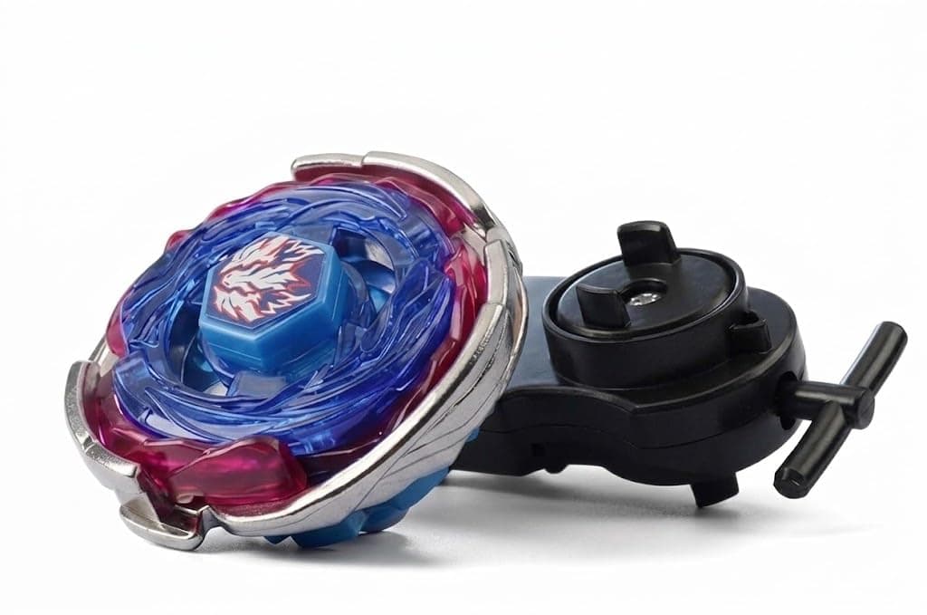 Funstars Big Bang F:D Metal Fury Spinning Top with String Launcher, Aluminium Alloy & Plastic, Classic Spin Toy for Kids(Blue) (BB105)