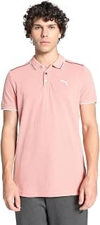 PUMA Men Tipped Collar Pure Cotton Regular Fit Polo Shirt