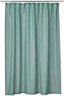 Ikea VÄNNEÅN Shower Curtain, grey-turquoise180x200 cm
