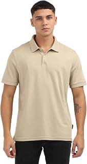 Calvin Klein Men Beige Color T-Shirt (M)
