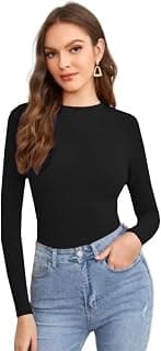 Dream Beauty Fashion Women's Full Sleeve Top Round Neck Casual Tshirt 23 Inches (BZF-Empire Top 4-P)