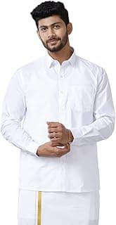 RAMRAJ COTTON Men Full Sleeve Shirt | Prestigious Fit | Elegant Daily Formal Wear