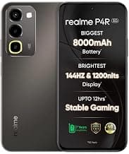 realme P4R 5G Smartphone Titanium Glare 4 GB RAM 128 GB | 8000mAh Battery, 144Hz Display, 1200nits Brightness, 12hrs Stable Gaming, Triple Camera Setup
