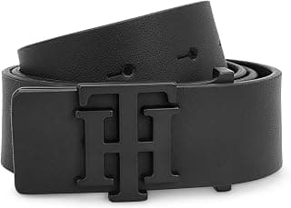 Tommy Hilfiger Men's leather Belt Nandewar| Formal Belt For Men's | Adjustable