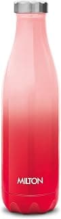 MILTON Prudent 500 Thermosteel Bottle, 510 ml Water Bottle, 24 Hours Hot and Cold, Double Wall Vacuum Insulated, Water Bottles, Tea Flask/Coffee Flask for Sports, Travel, Red