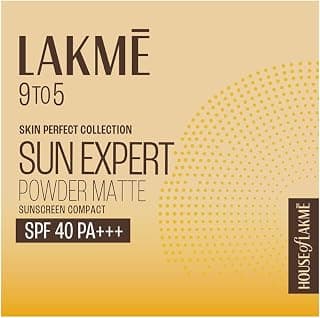 Lakme Sun Expert Ultra Matte Spf 40 Pa+++ Compact|| Non Greasy Non Sticky|| For Indian Skin|| Gives Even-Tone Complexion|| 7 g