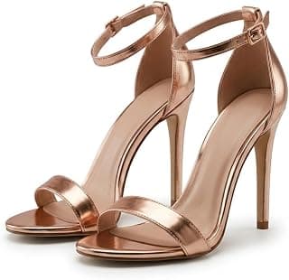 Generic Uunda Fashion Women's Stiletto Heel Sandals | Open Toe Ankle Strap Party Heels | Buckle Closure Fashion Sandals for Women & Girls HL-1089-HL-1244-V3