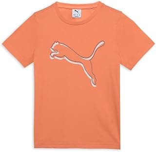 PUMA Boy's Cotton Regular Fit Graphic Print Tees