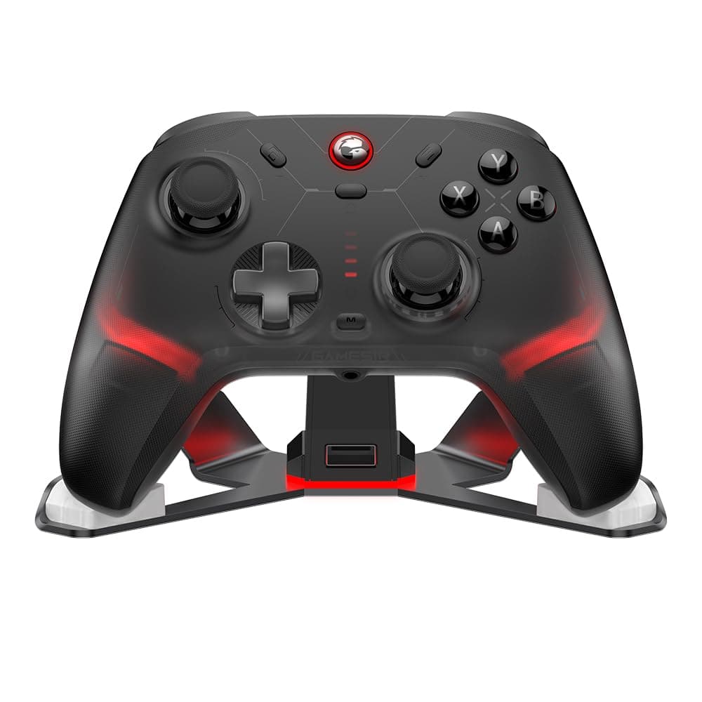 GameSir Cyclone 2 Wireless PC Controller — 1000Hz Polling Rate, TMR Joysticks, Hall Effect & Micro 2-in-1 Triggers, Gaming Controller for PC/Android/Switch/Switch 2 with Charging Dock (Black)