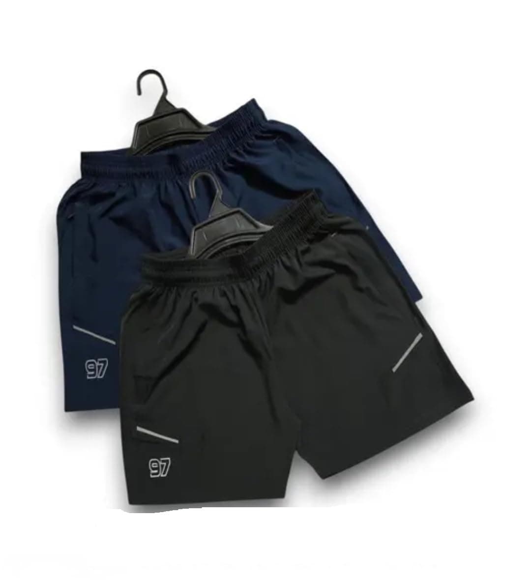 RIKSAW Boxer Shorts for Men |Regular Fit Ultralight All Day Polyester Short with Two Side Zipper Pockets (C26)