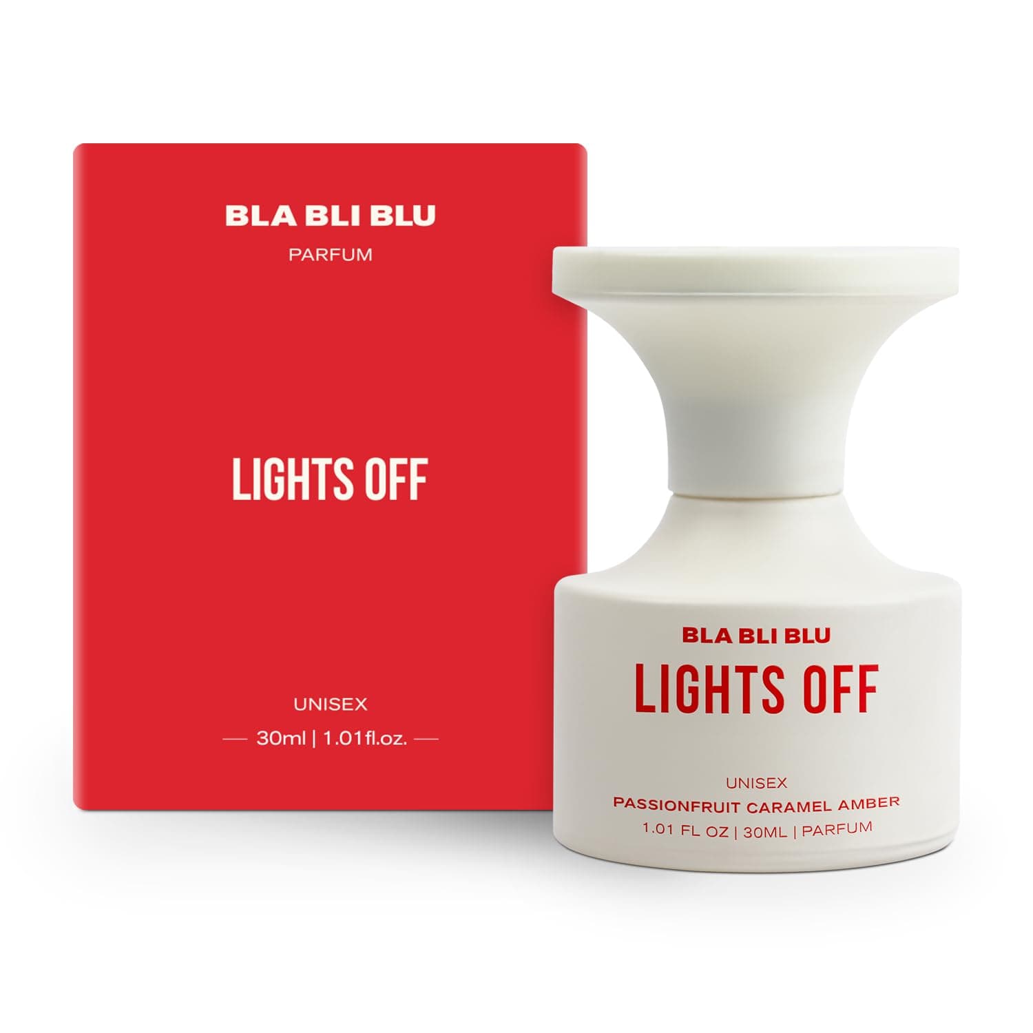 BLABLIBLU Lights Off Unisex Perfume for Men & Women | 30ml Long-Lasting Parfum Fragrances - A Notch above EDP, EDT & EDC | Perfume For Man & Perfume for Woman | Passionfruit, Caramel & Amber Notes