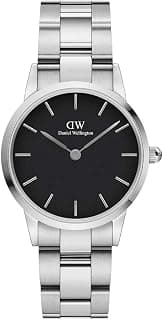 Daniel Wellington Iconic Analogue Round Black Dial Water Resistant Unisex Watch