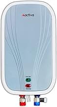 ACTIVA Volcano 3L Instant Water Heater Geyser | 3000W ISI Marked Copper Heating Element | 304L Stainless Steel Tank with Anti-Rust Coating | Auto Cut-Off Safety | ABS Body | 5 Years Warranty