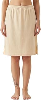 Aimly Women's Cotton Knee Length Skirt Slip - Pack of 1