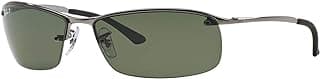 Ray-Ban Men Polarized Rectangle Sunglasses - 0RB3183