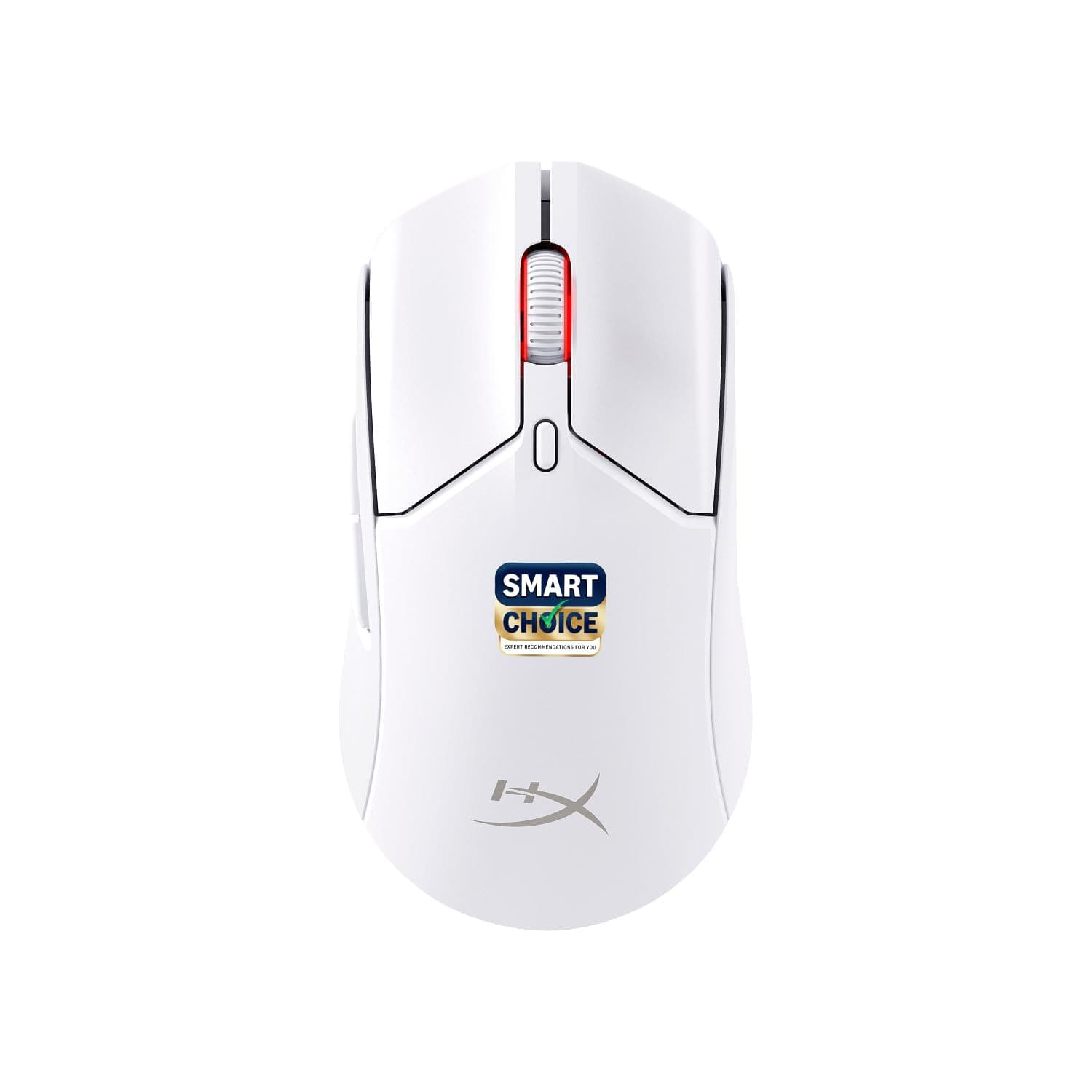 HyperX Pulsefire Haste 2 Smartchoice Dual Wireless RGB Gaming Mouse, Upto 26K DPI, HyperX 26K Sensor, 61g Ultra Lightweight, 100 Hr Battery Life, 1K Hz Polling Rate, 24 Months Warranty-White [6N0A9AA]