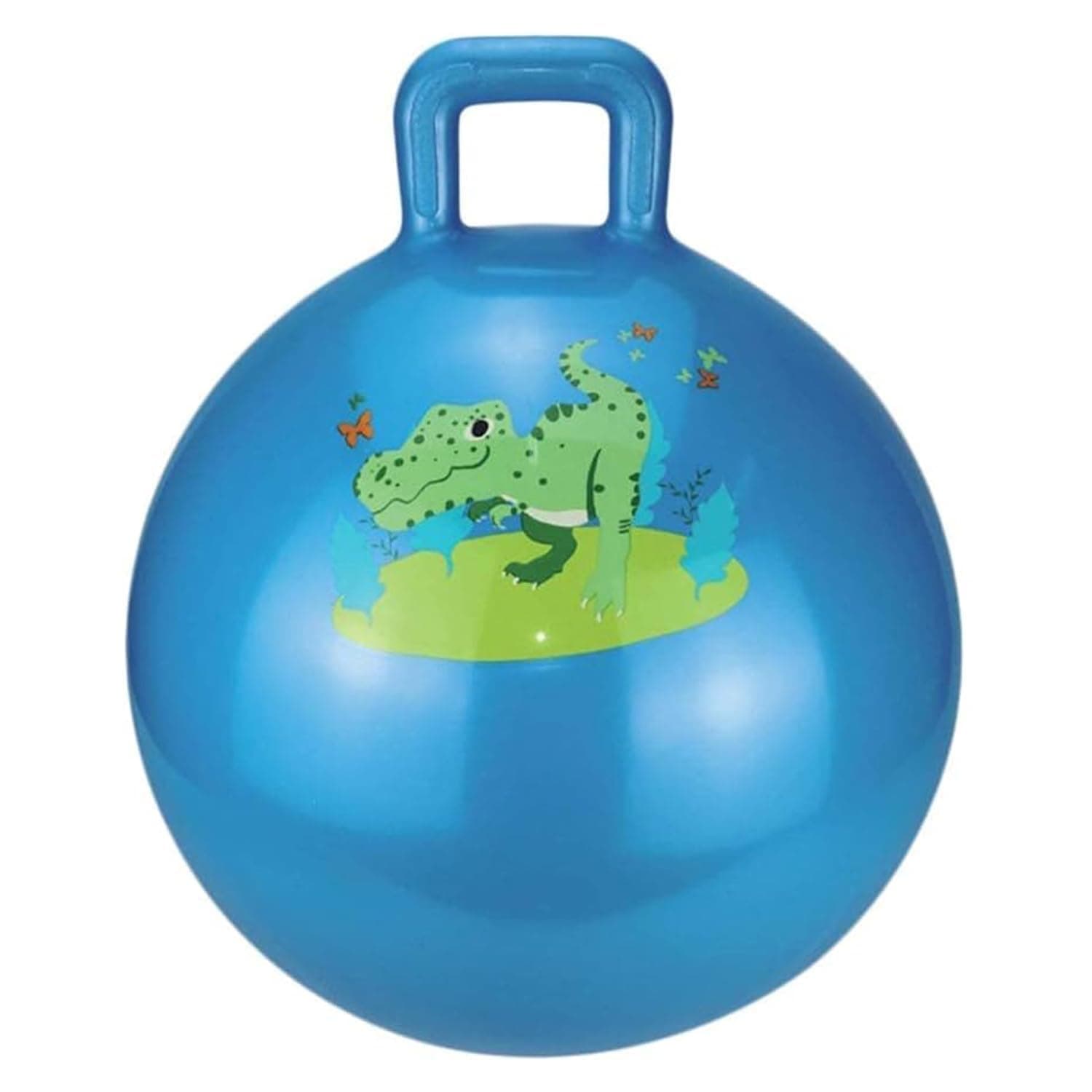 Styxon Bouncing Space Hopper Ball Hop Hopping Inflatable Bouncer Hoppity Hop Jumping Ball Children Yoga Outdoor Game Jump N Bounce Retro Ball Handle Ride-On Toy-Bouncy Kids (40Cm), Multi