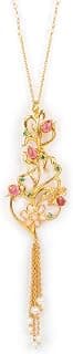 Shaya by Caratlane| 925 Silver| Nakhrewali Aunty Pendant Necklace in Gold Plated | Gifts for Womens & Girls
