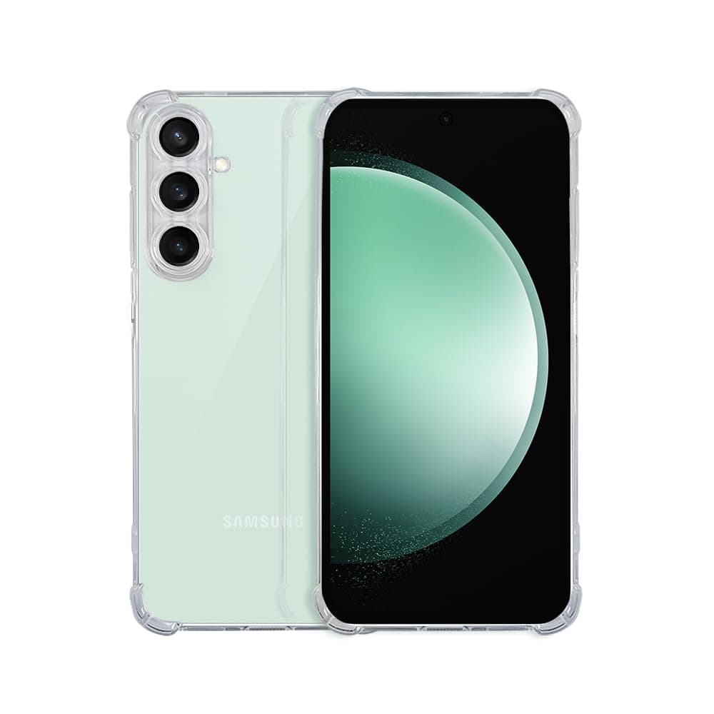 7SEVEN® Back Cover for Samsung Galaxy S23 FE 5G Transparent Mobile Back Case Shock Proof Design Camera Edges Protection Crystal Clear Phone Case Silicon Soft TPU and Flexible Bumper Phone Cover