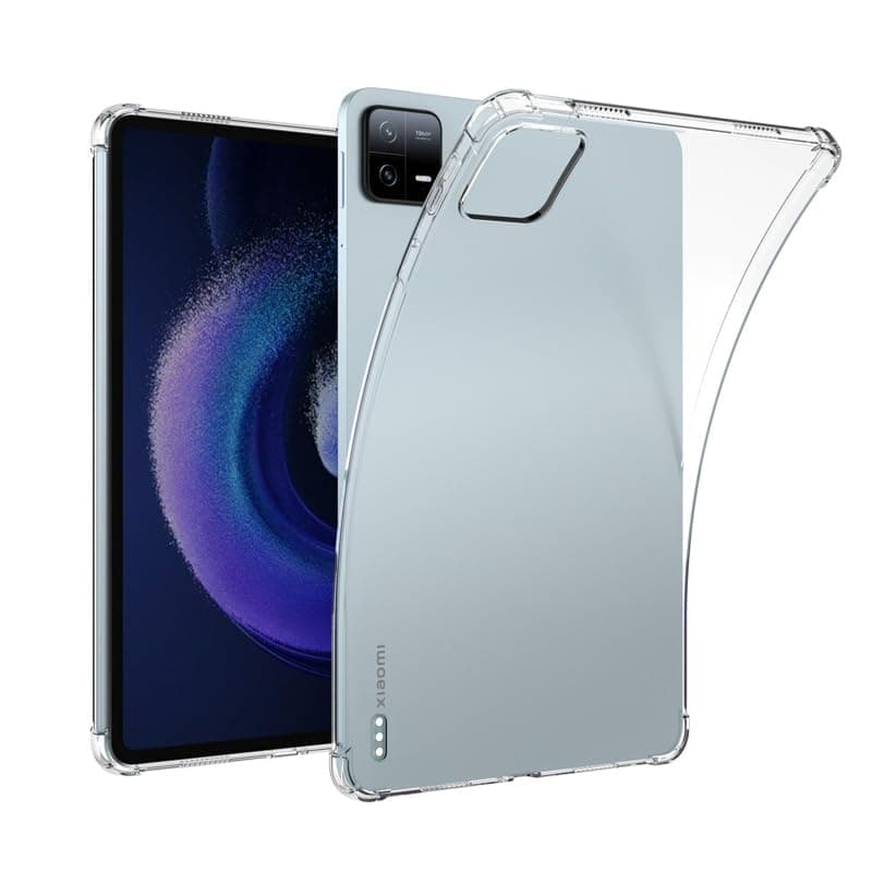 MOCA Soft TPU for Xiaomi Pad 6 11 inch 2023 Case Clear Cover for MiPad 6 11" Transparent Case Silicon Back Tablet Cover (Clear)