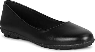 Anita Sarees Women's Ballet Flats Belly Shoes for Casual, Formal & Office Ballerina Shoe | Comfortable Slip on Black Bellies for Women & Girls. 1 Pair