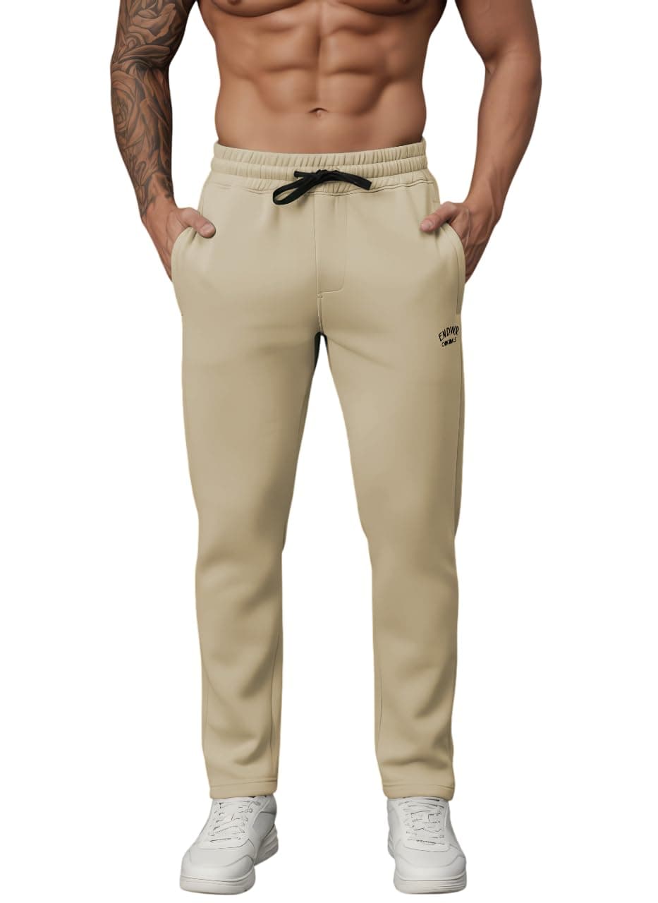 ENDEAVOUR WEAR Men's Warm Fleece Straight Fit Trackpants