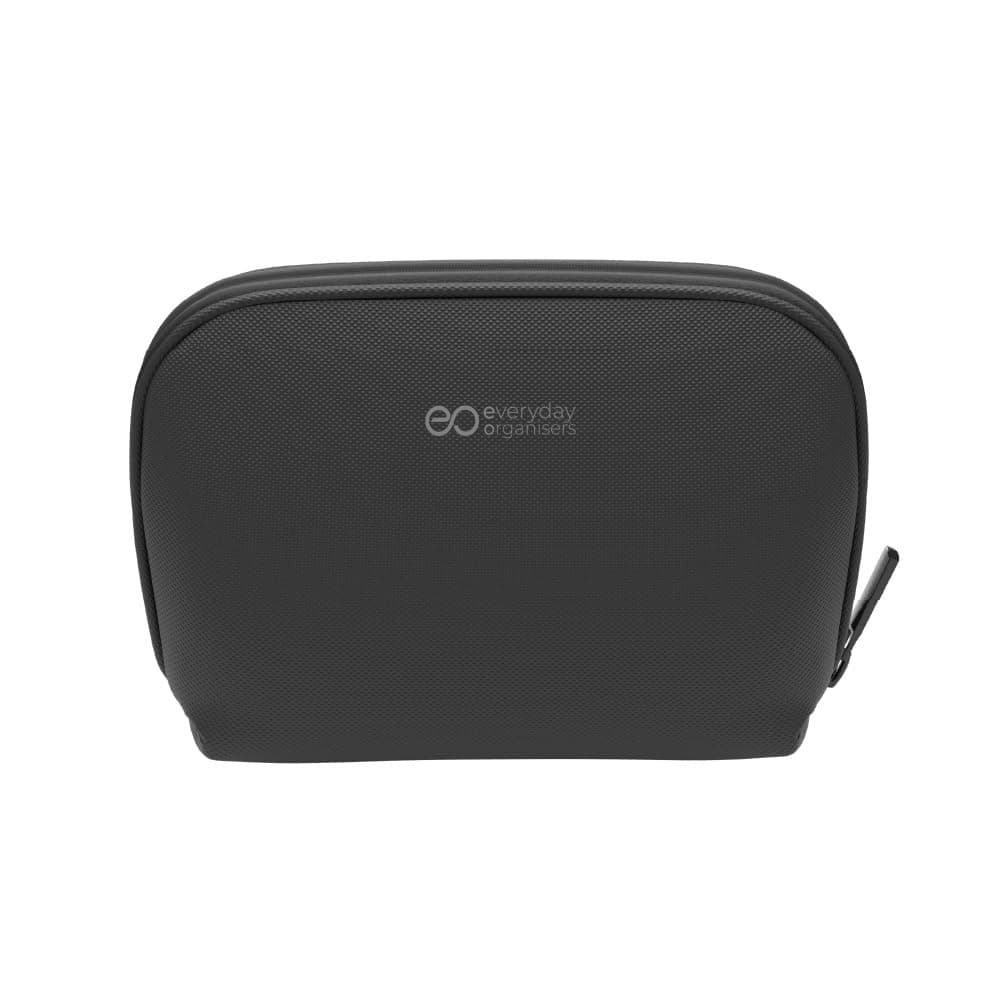 eo Tech Organizer Pouch for Travel | Cable Organiser Bag for Charger, Laptop Accessories, Gadget, Electronics, Power Bank, Toiletry & Personal Care Storage Case (Black, Tech Pouch)