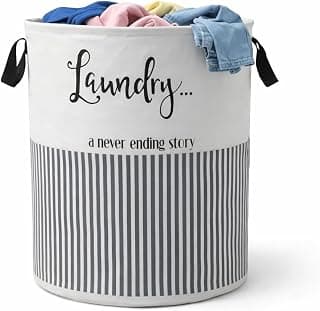 Laundry Bag/Laundry Basket/Clothes Storage Box/Storage Basket/Storage Bag, 48L (Grey)