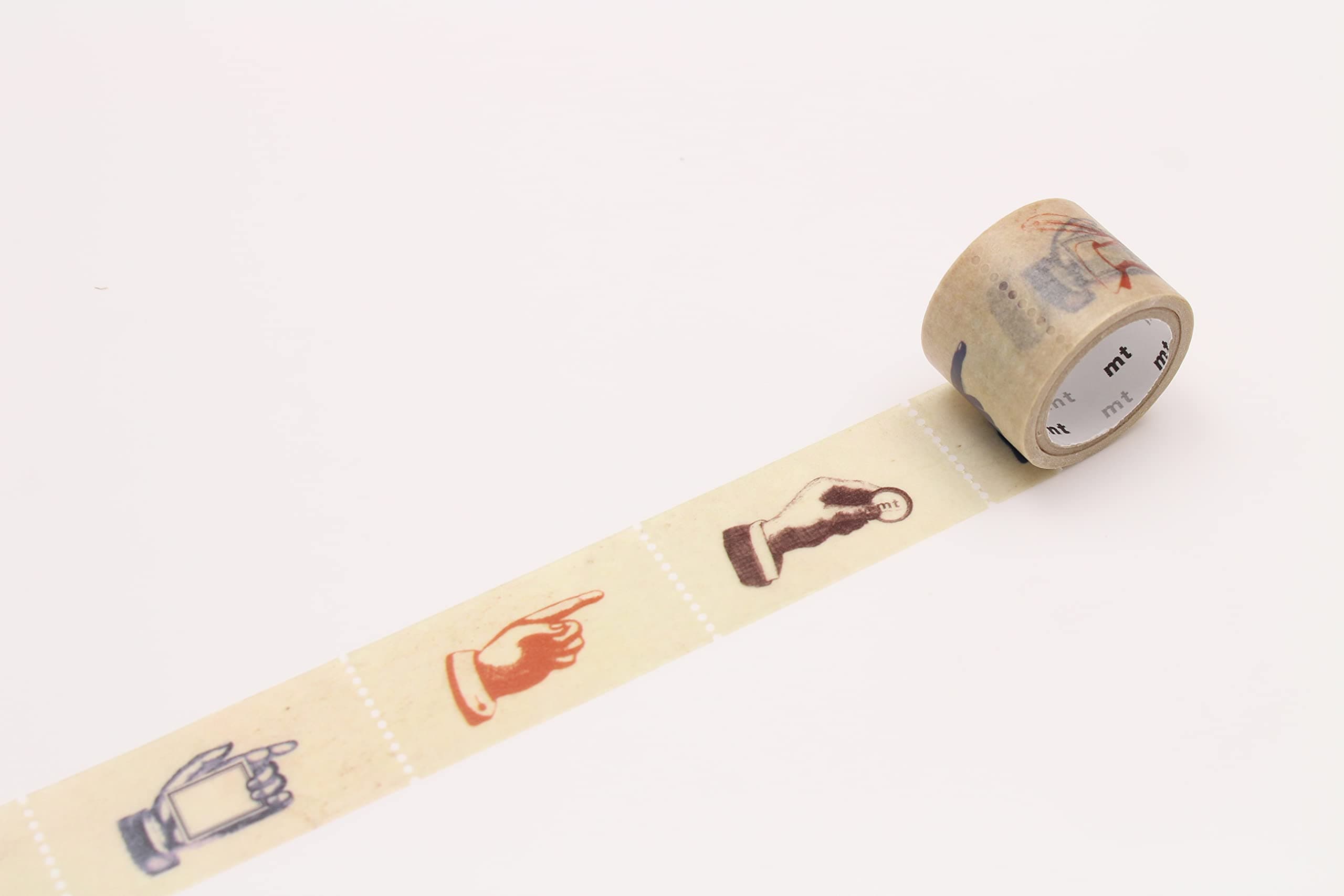 mt Washi Masking Tape Fab Series, Hands, 25mm x 3 mtrs (Pack of 1)