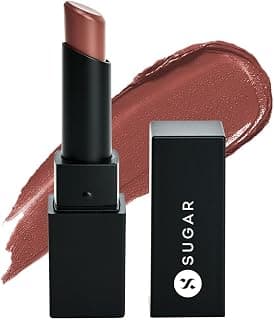 SUGAR Cosmetics Nothing Else Matter Longwear Lipstick for Women | Lasts Up To 8+ Hours| Enriched with Vitamin E | 100% Vegan | 3.2gm - 01 Browning Glory