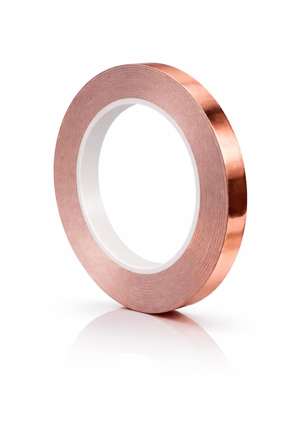Bapna Copper Foil Conductive Adhesive Tape 12mm x 25 Meter | 60 Micron Thick | EMI Shielding, Grounding, Guitar Cavity Shielding, PCB Repair & Electronics Use