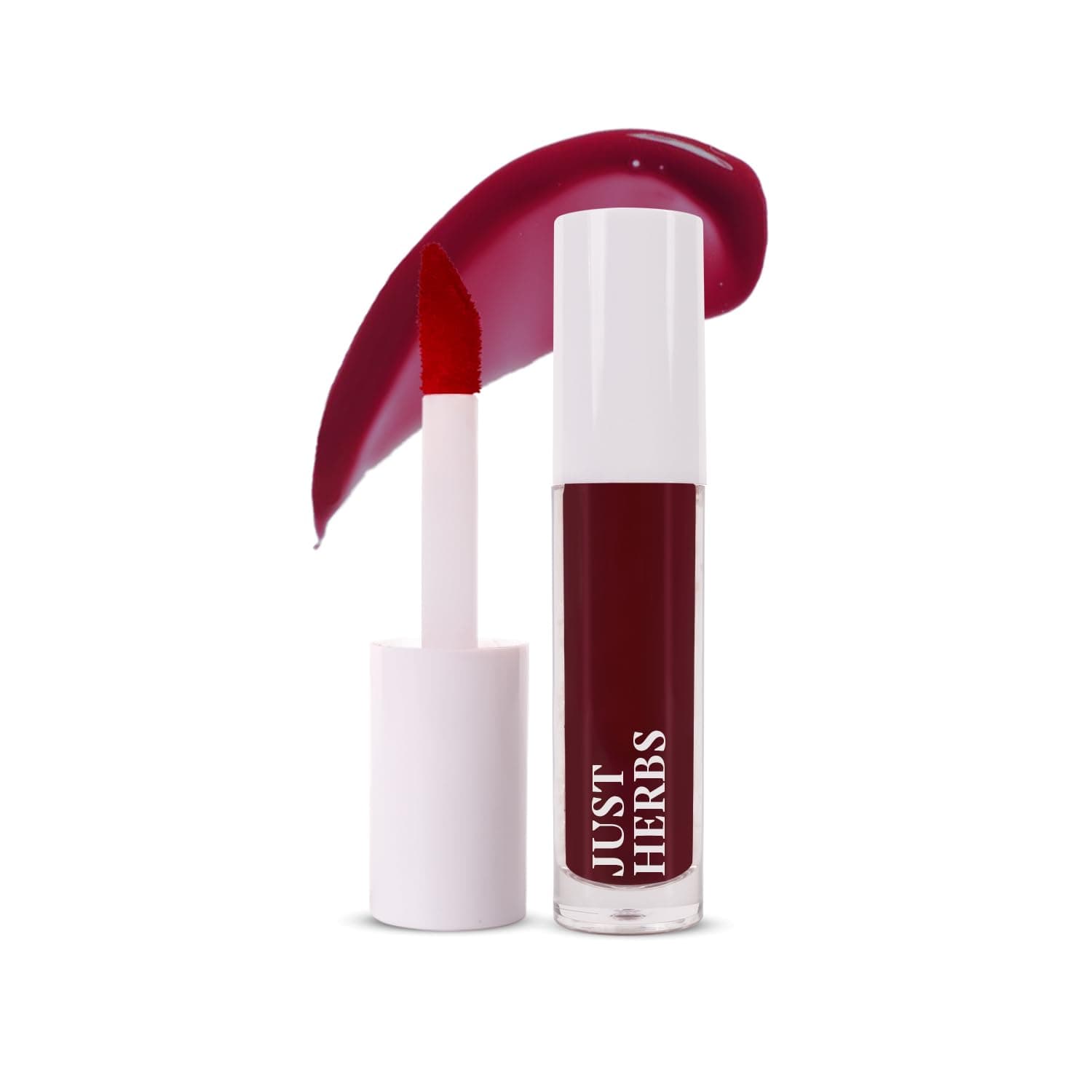 Just Herbs Water Baby Smudge & Transfer Proof | 12hrs Stay | Richly Pigmented Infused with Aloe Vera Multipurpose Water Tint for Lips, Cheeks and Eyelids for Women 6.5ml (Feeling Grape)