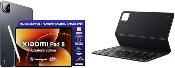 XIAOMI Grey 12GB Ram 256 Storage with Pen and Keyboard