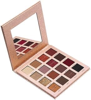 16 Color Professional Eyeshadow Palette with Mirror | Highly Pigmented Matte & Shimmer Eye Shadow | Blendable Long-Lasting Eye Makeup Kit for Daily, Party, Bridal & Professional Use