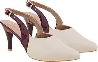 Shoetopia Women’s Pumps Heel Sandals | Stylish Slip-On Party Stiletto Mules for Women & Girls | Fashion High Heel Footwear