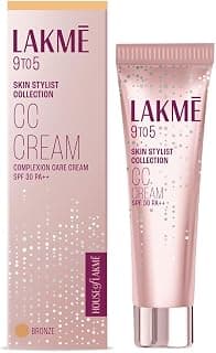 Lakme 9 to 5 CC Cream Bronze with 3% Niacinamide Complex SPF 30 PA++| 20g