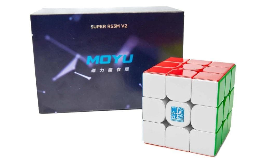 Hawkister MoYu Super RS3 M V2 3x3 Cube – Magnetic Speed Cube, UV Coated, Fast & Adjustable
