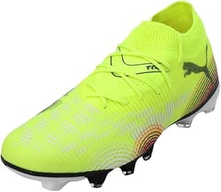 PUMA Unisex-Adult Future 8 Match FG/AG,Yellow Alert-Black-Sun Struck,Football Shoe - 11UK(10814003)