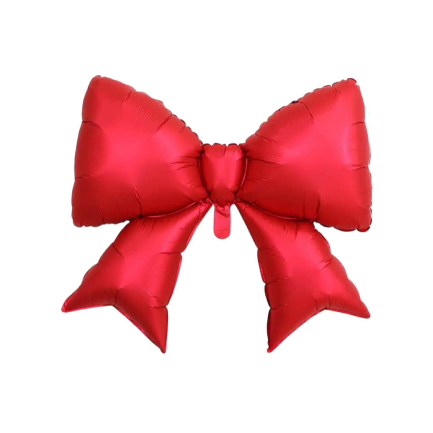 Party Decorz 29 x 38 Inch 4D Red Bow Foil Balloon for Birthday Party Decorations, Valentine's Day, Baby Shower, Girls Theme Party, Helium & Air Fill Balloon, Reusable Metallic Red Bow Balloon, 1 Pc