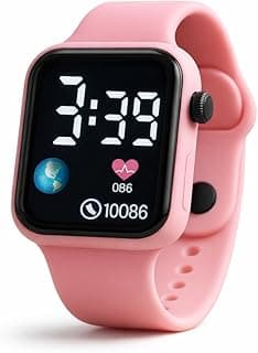 Matrix Junior Luminous LED Display Digital Watch | Water Proof | Silicone Strap | for Boy & Girls (Teal)