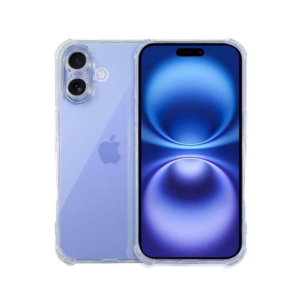 7SEVEN® Back Cover for iPhone 16 Plus Transparent Mobile Back Case Camera Edges Protection Shock Proof Design Crystal Clear Phone Case Silicon Soft TPU and Flexible Bumper Case for iPhone 16 Plus