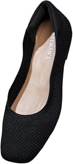 Neeman's Plush Square Flats for Women | Ballerinas & Slip On Casual Shoes| Comfortable & Flexiable