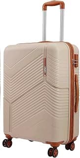 Safari Carter Hard-Sided Polypropylene 5 Years Warranty Luggage (Luxury Beige, 67)