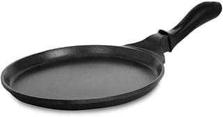 Pigeon by Stovekraft Wonder cast Aluminium Flat Tawa (Black, 27cm)