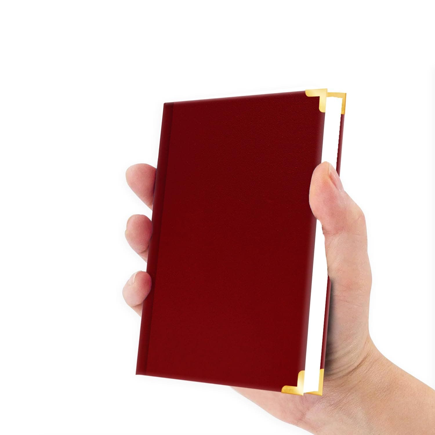 Jhingalala Hard Bound Journal Diary with Metal Corner Protectors | A5 Size 192 Ruled Pages Notebook Diary | 80 GSM Paper | Undated Daily Writing Diary for Office, Students, Men, Women & Girls (Maroon, A6 - Pocket Size)
